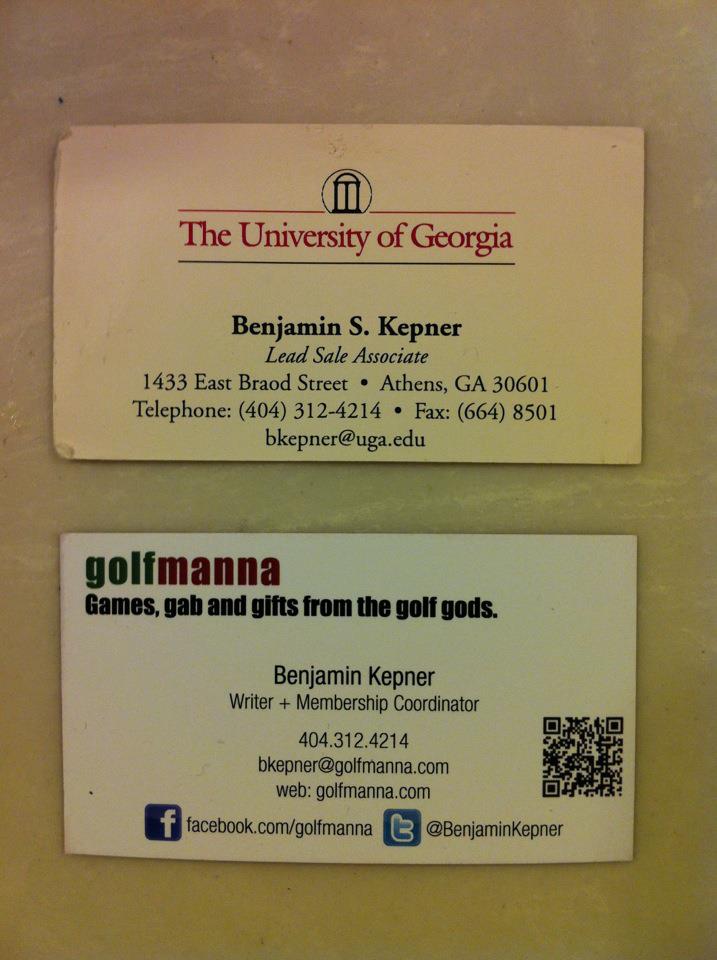 Benjamin Kepner Business Cards