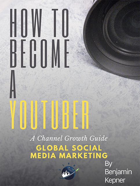 How to become a youtuber ebook cover